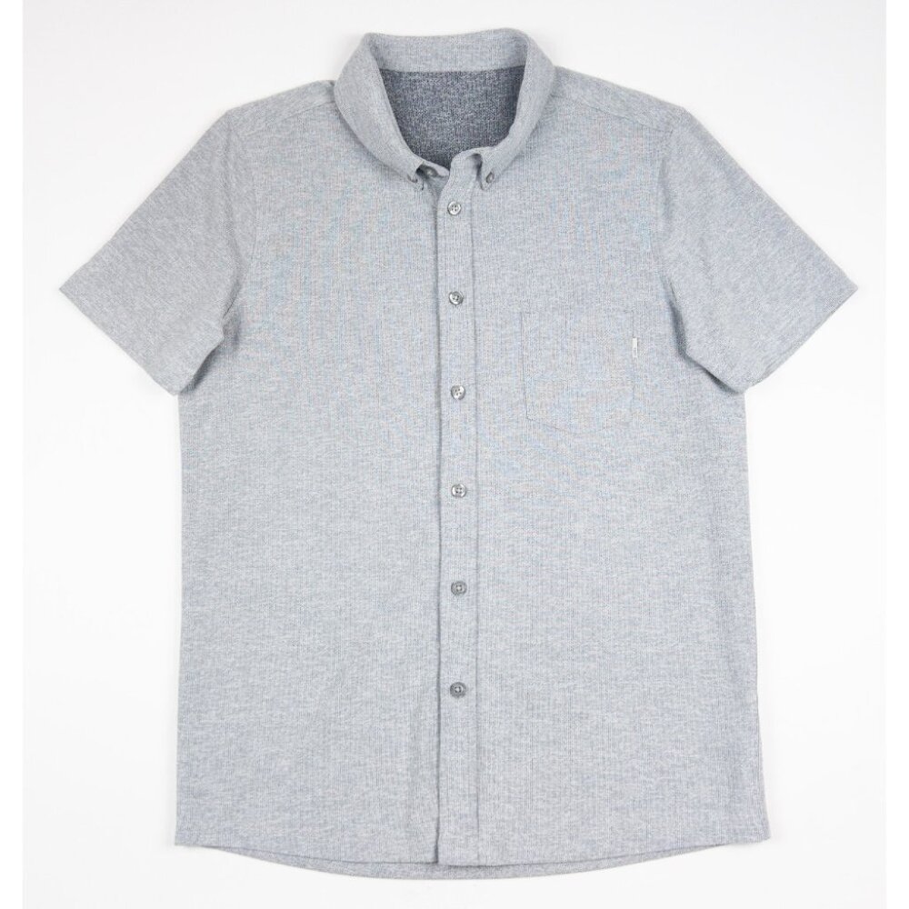 Vuori Gray Modern Casual Button Down Shirt